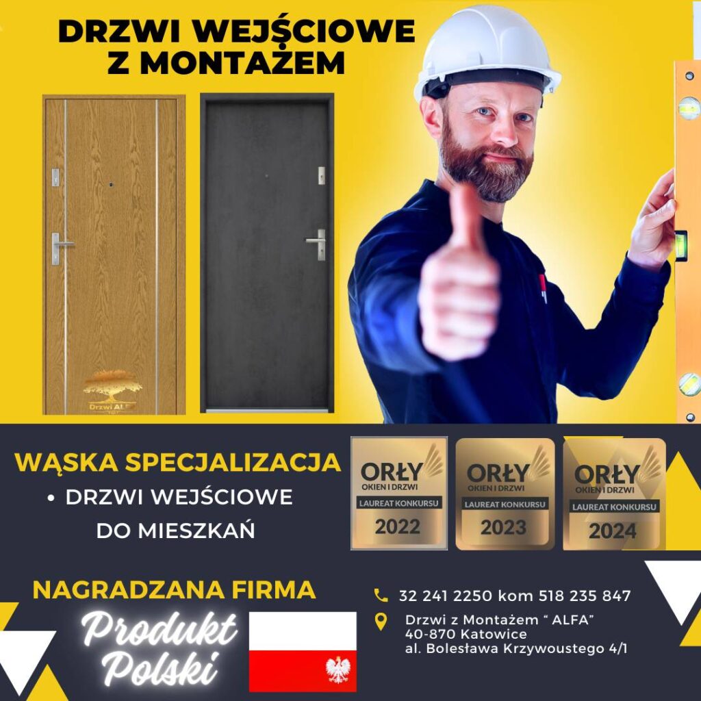 Drzwi z montażem ALFA Katowice, Montaż drzwi